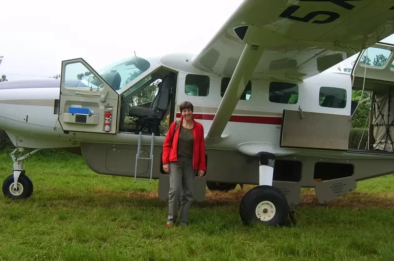 Flying to Bwindi for gorilla tracking