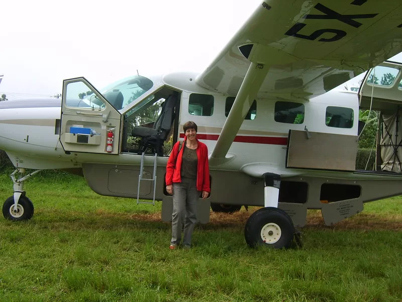 Flying to Bwindi for gorilla tracking