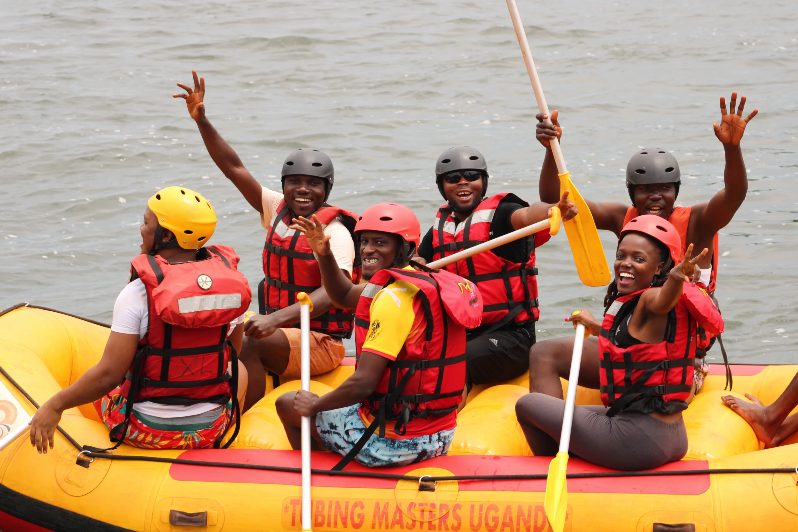 White water rafting in Uganda