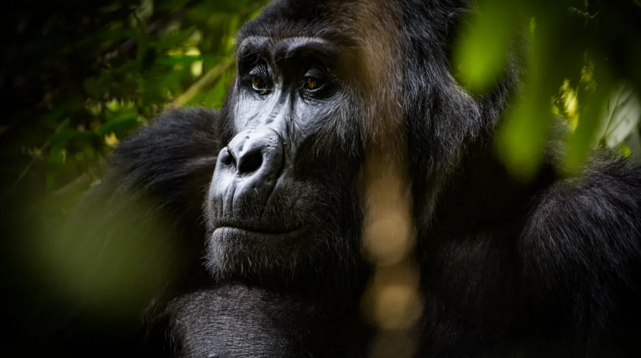 Gorilla filming in Buhoma Bwindi