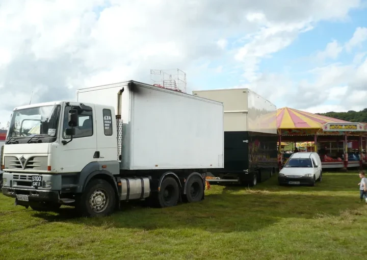 convenient stopping point for truck