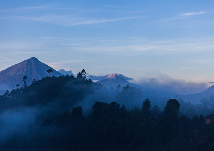 Mgahinga volcano hiking trails
